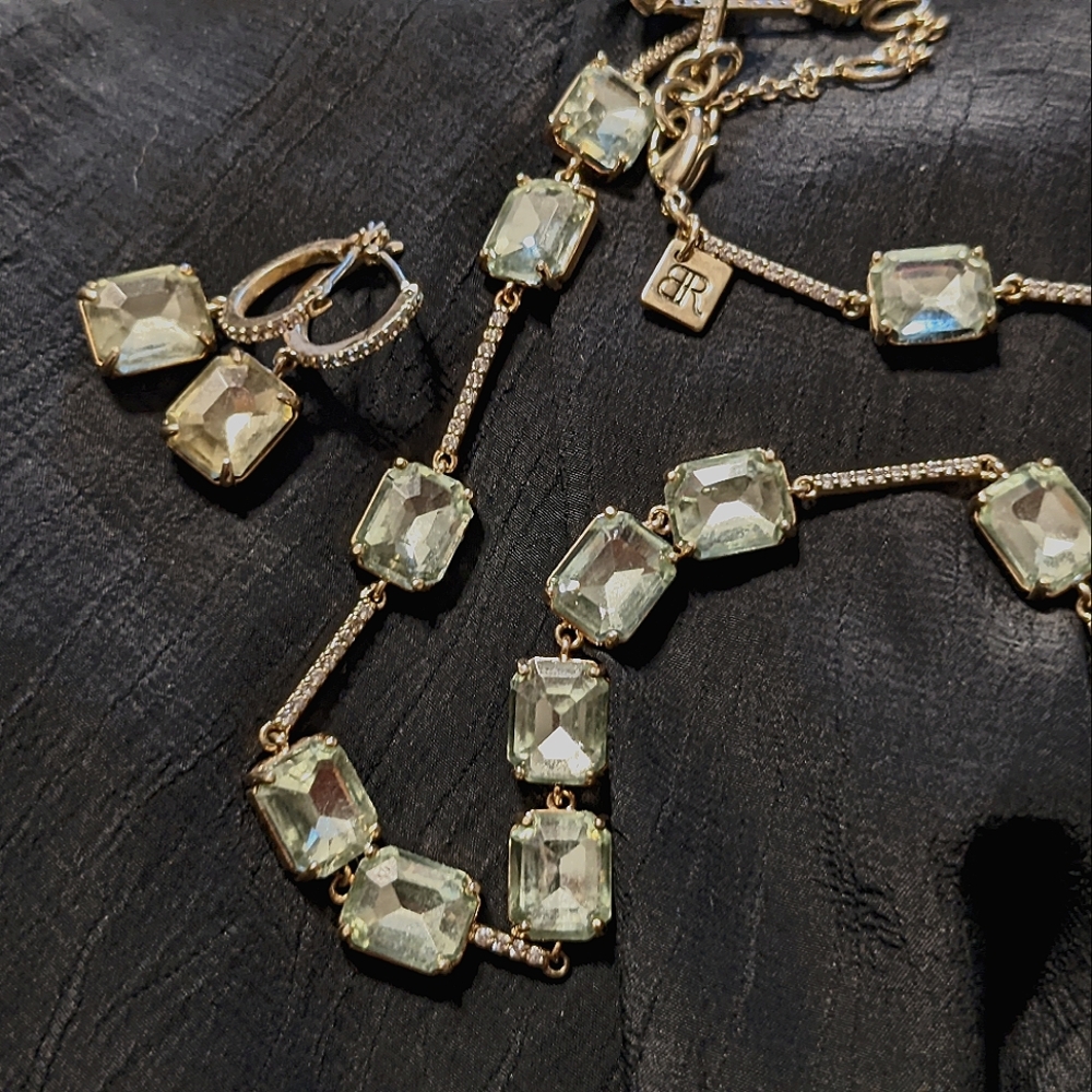 Banana Republic necklace & earrings set